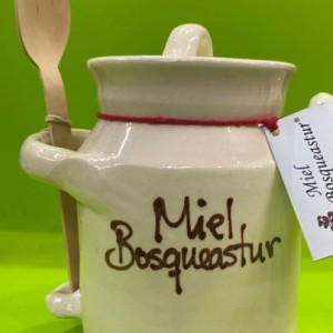 Miel en lechera de barro