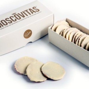 Estuche Moscovitas Chocolate Blanco 160 gr