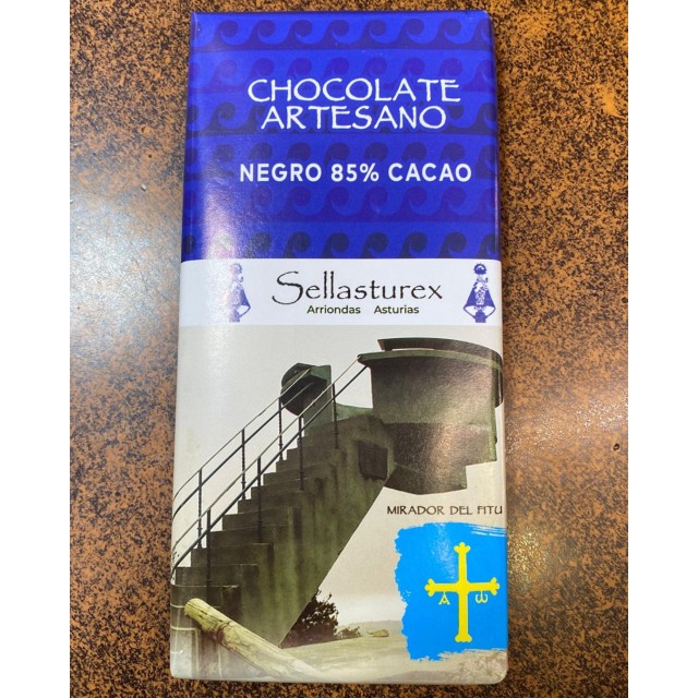 Chocolate artesano negro 85% cacao