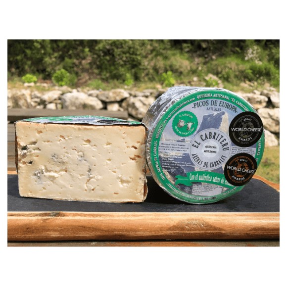 Queso azul El Cabriteru mezcla leche de cabra y leche de oveja